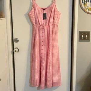 Pink Gingham Dress